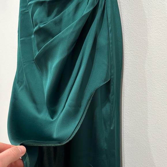 Azazie Teal Maxi Dress - Picture 11 of 16